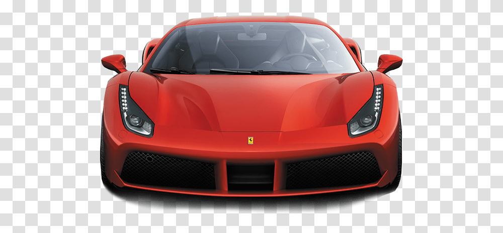 Ferrari Front Side, Car, Vehicle, Transportation, Windshield Transparent Png