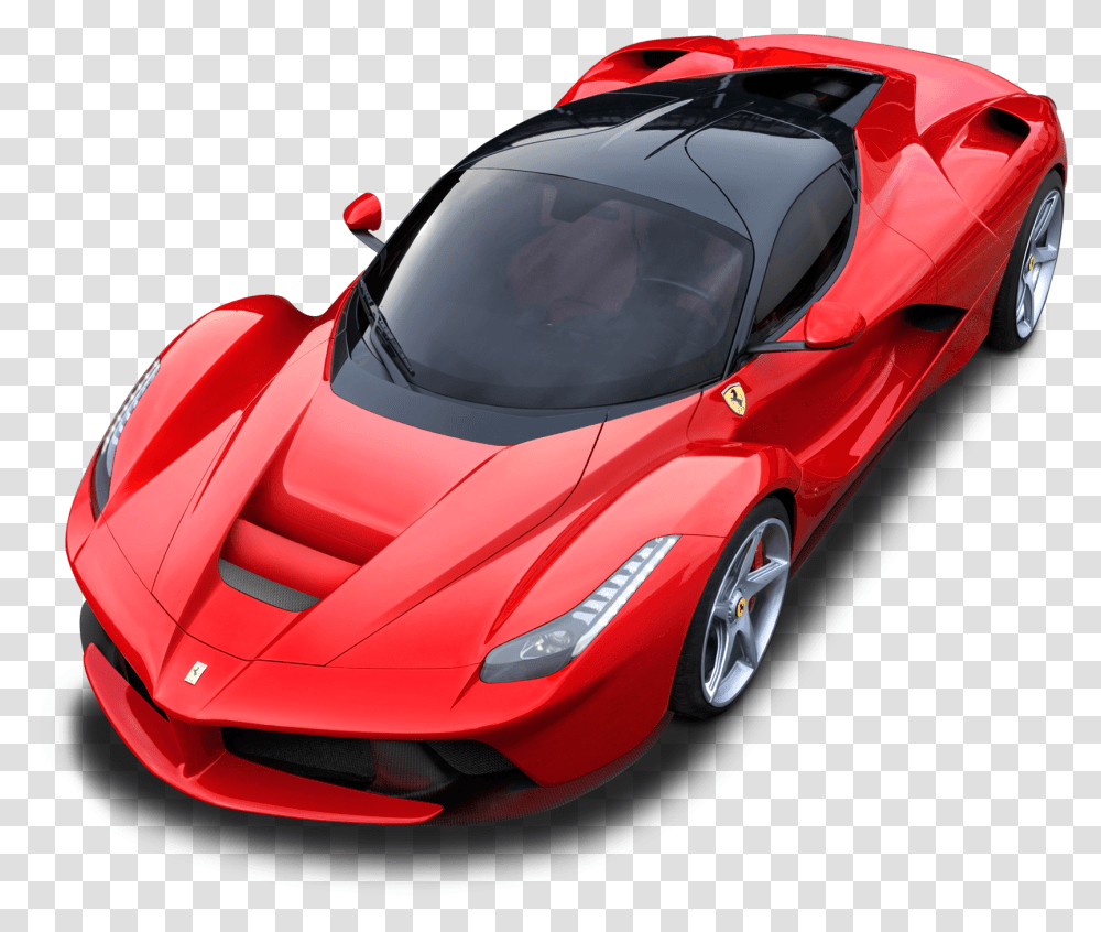Ferrari Laferrari Car Image Top Of, Sports Car, Vehicle, Transportation, Automobile Transparent Png