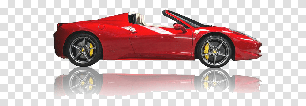 Ferrari Logo 3 Image Car Driving Green Screen, Vehicle, Transportation, Sports Car, Tire Transparent Png