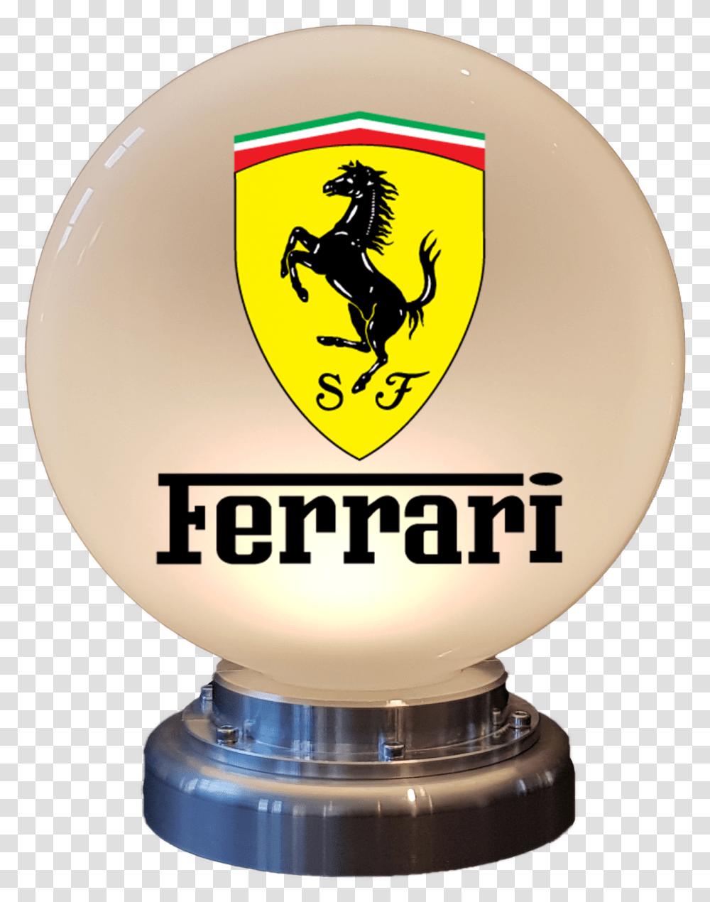 Ferrari Logo Globe Logo Ferrari Clip Art, Symbol, Trademark, Person, Human Transparent Png