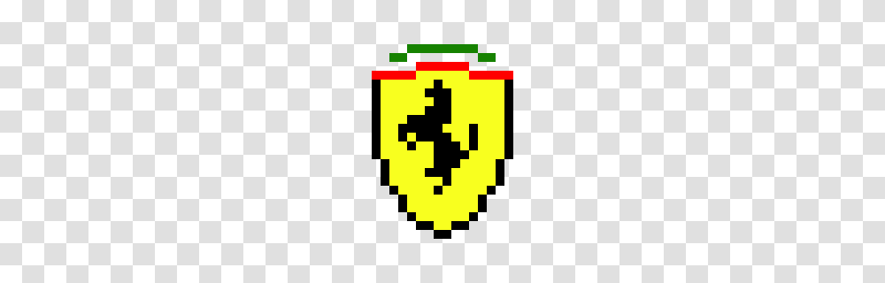 Ferrari Logo Pixel Art Maker, First Aid, Pac Man Transparent Png