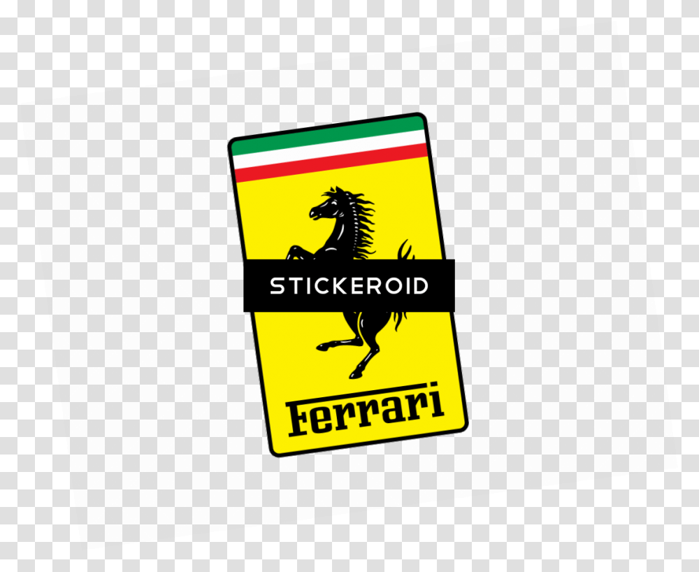 Ferrari Logo, Label, Sign Transparent Png