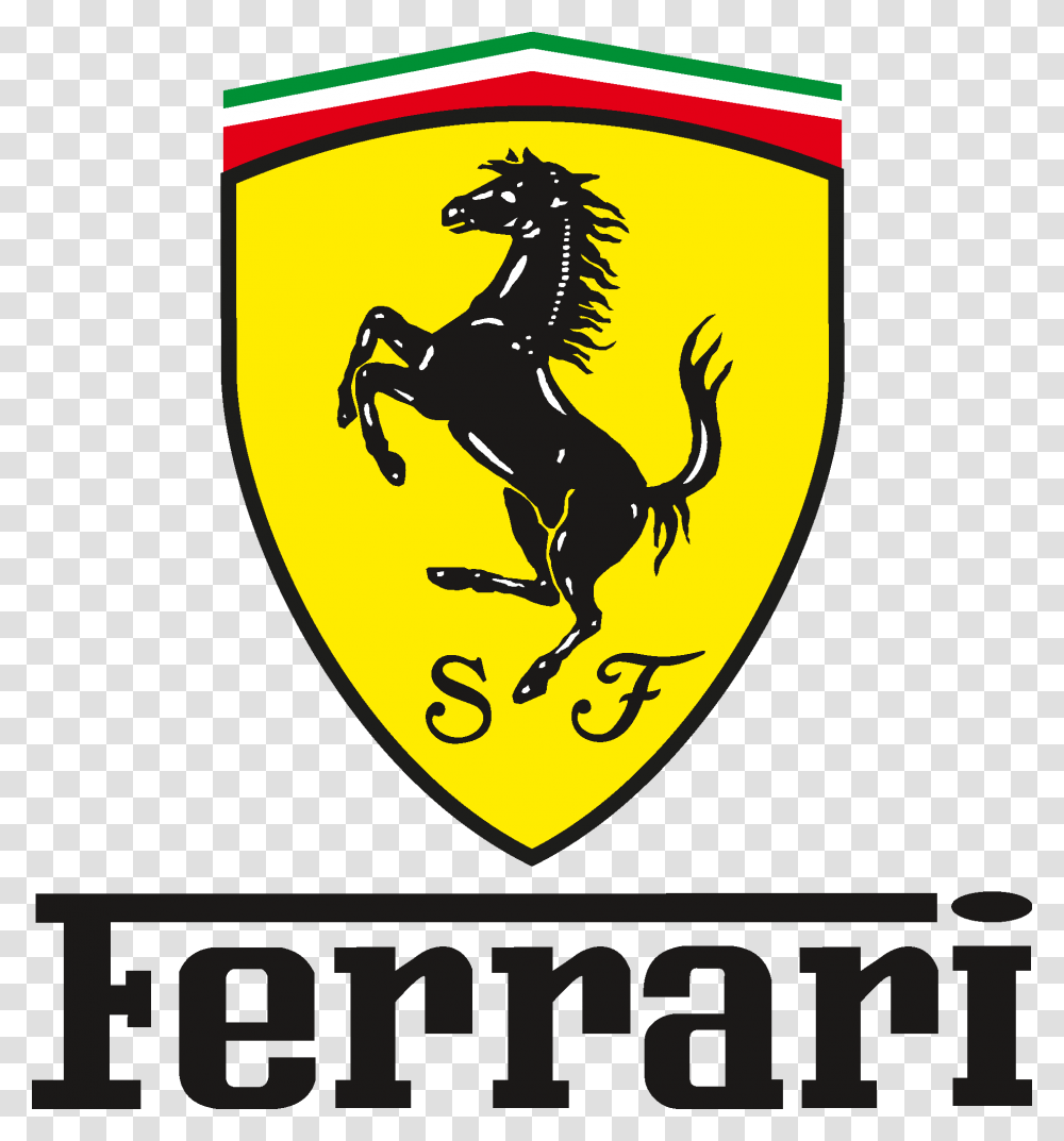 Ferrari Logo, Trademark, Armor, Emblem Transparent Png