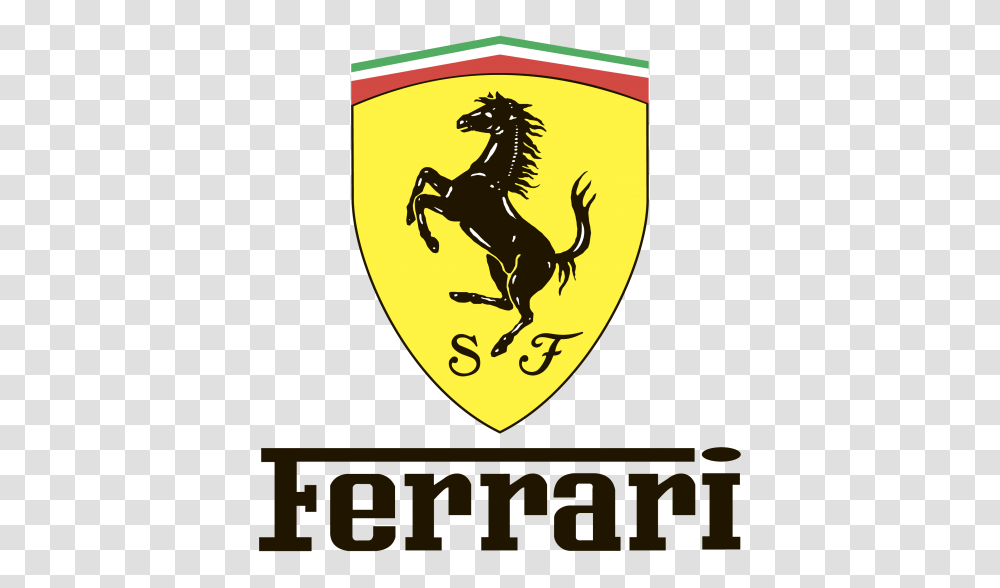 Ferrari Logo, Trademark, Badge, Horse Transparent Png