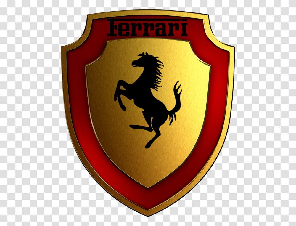 Ferrari Shield Ferrari F40 Logo, Armor, Symbol, Emblem Transparent Png