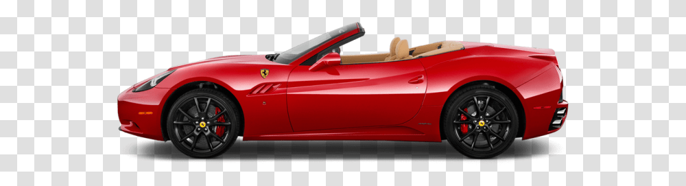 Ferrari Side View, Car, Vehicle, Transportation, Wheel Transparent Png