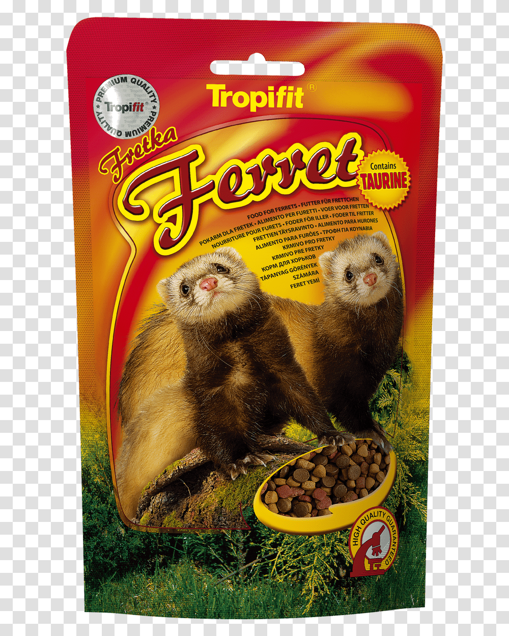 Ferret Food For Ferrets Comida Para Hurones, Animal, Mammal, Wildlife, Bird Transparent Png