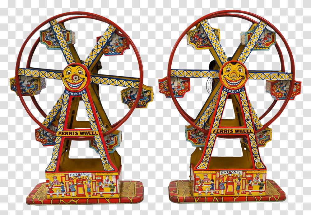 Ferris Wheel, Amusement Park, Theme Park Transparent Png