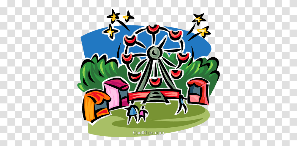 Ferris Wheel, Bird, Drawing Transparent Png