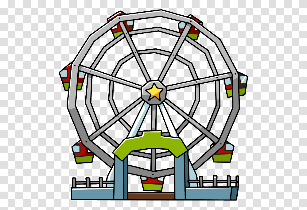 Ferris Wheel, Building, Lawn Mower, Urban, Dome Transparent Png