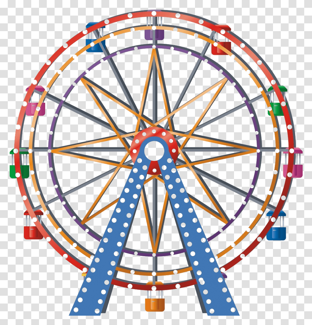 Ferris Wheel Car Clip Art, Amusement Park, Machine Transparent Png