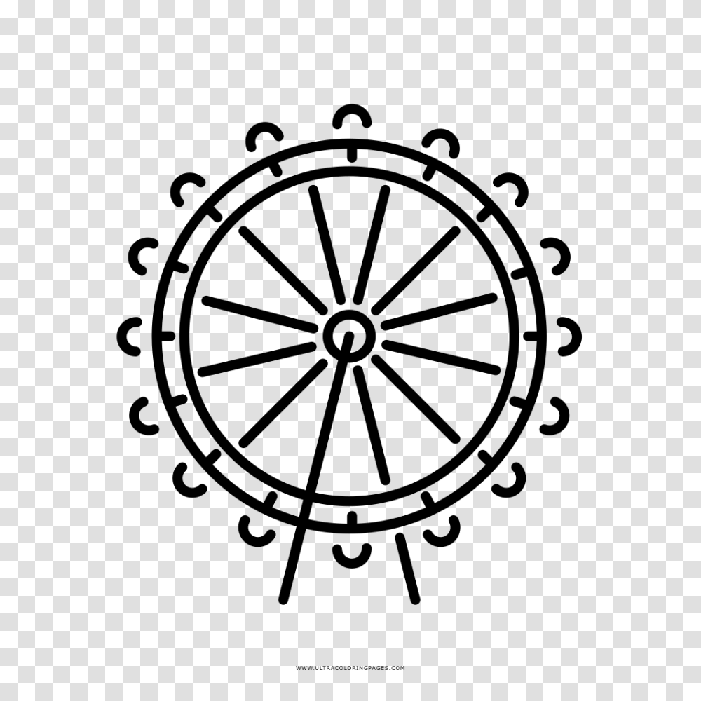 Ferris Wheel Coloring, Gray, World Of Warcraft Transparent Png