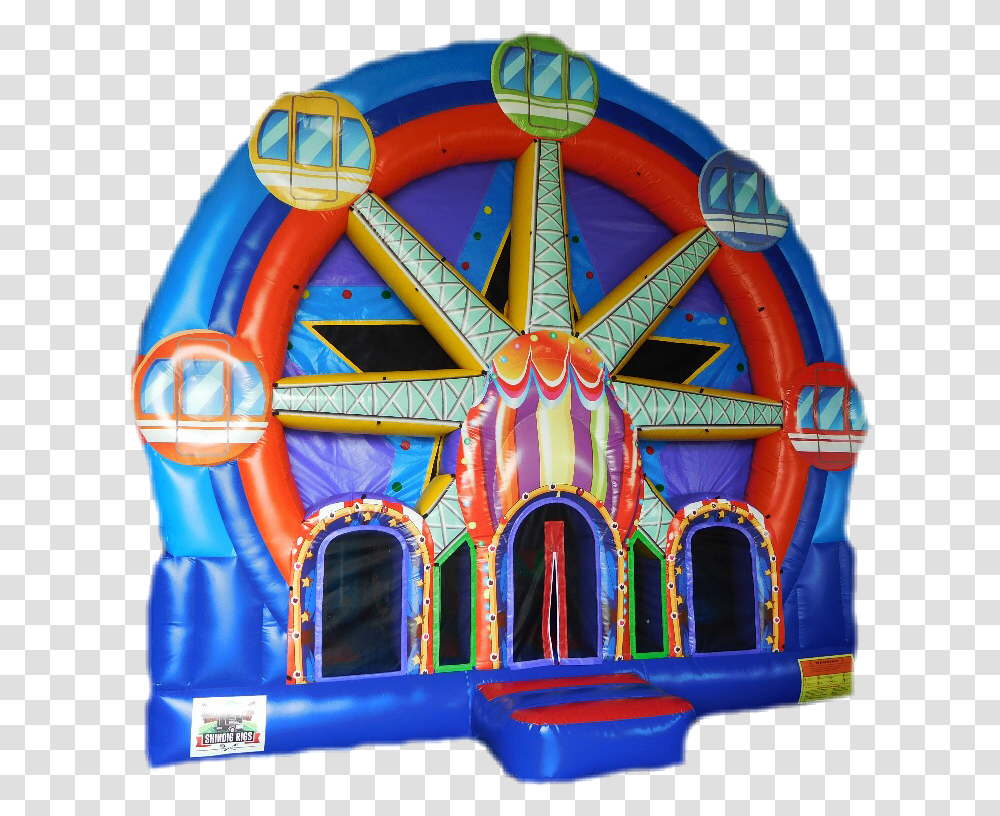 Ferris Wheel Combo Arch, Inflatable, Toy, Indoor Play Area Transparent Png
