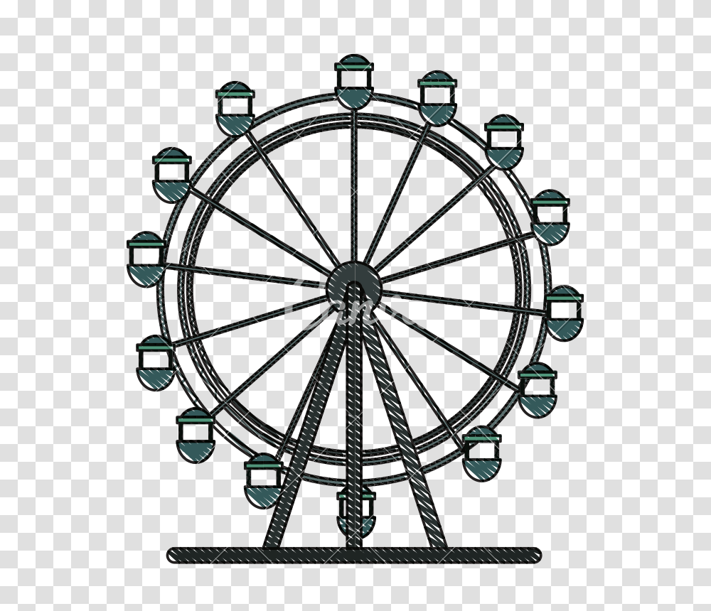 Ferris Wheel Icon, Amusement Park, Chandelier, Lamp Transparent Png