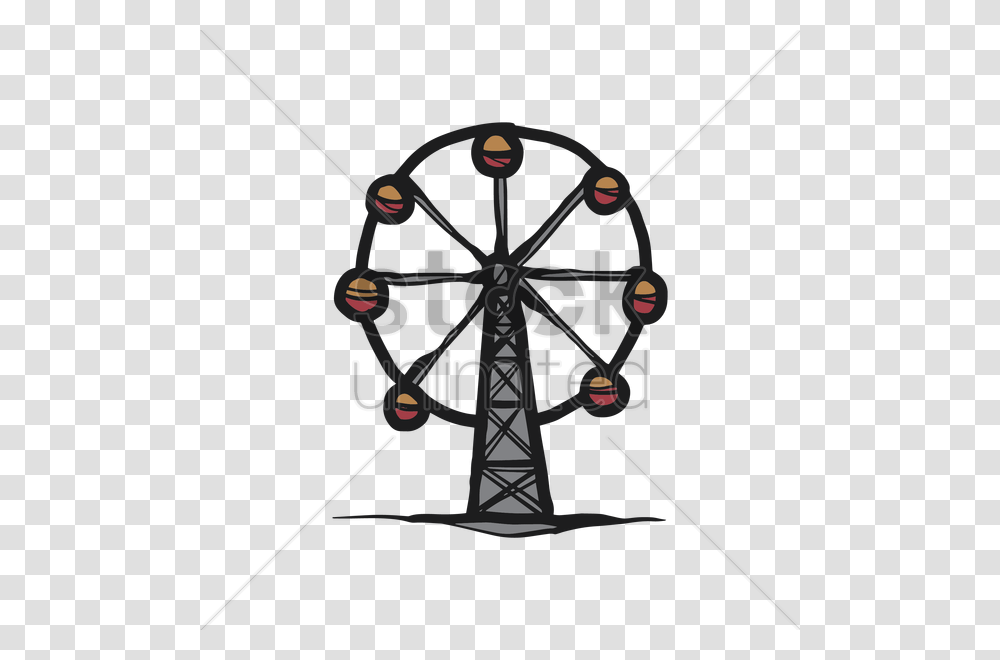 Ferris Wheel Vector Image, Duel, Bow, Utility Pole, Samurai Transparent Png