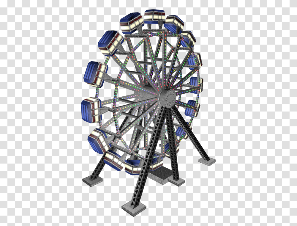 Ferriswheel, Ferris Wheel, Amusement Park, Toy, Clock Tower Transparent Png