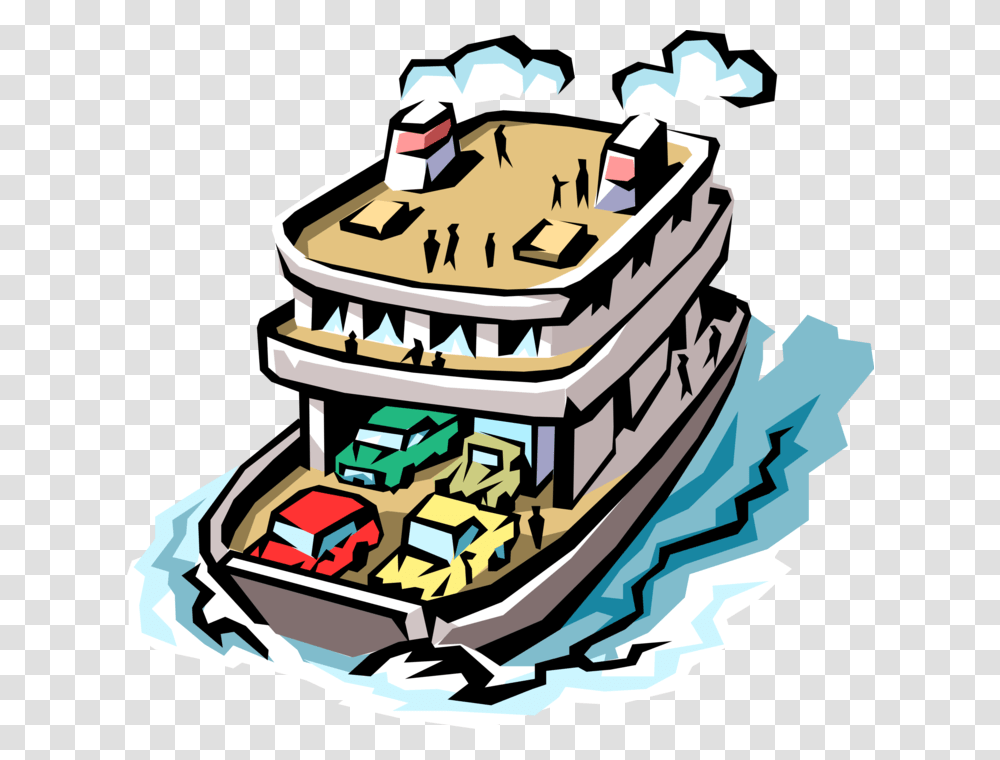 Ferry Ferry Clipart, Boat, Vehicle, Transportation, Birthday Cake Transparent Png