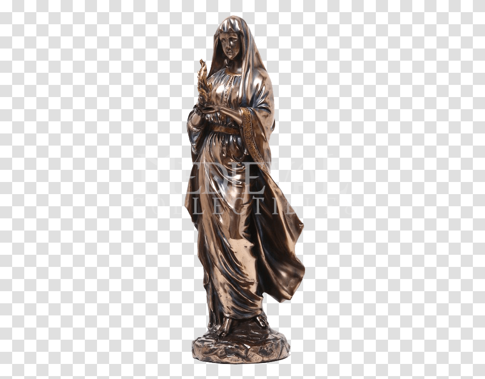 Fertility Goddess Statue Clear Background Greek Goddess Name Statue, Person, Fashion, Cloak Transparent Png