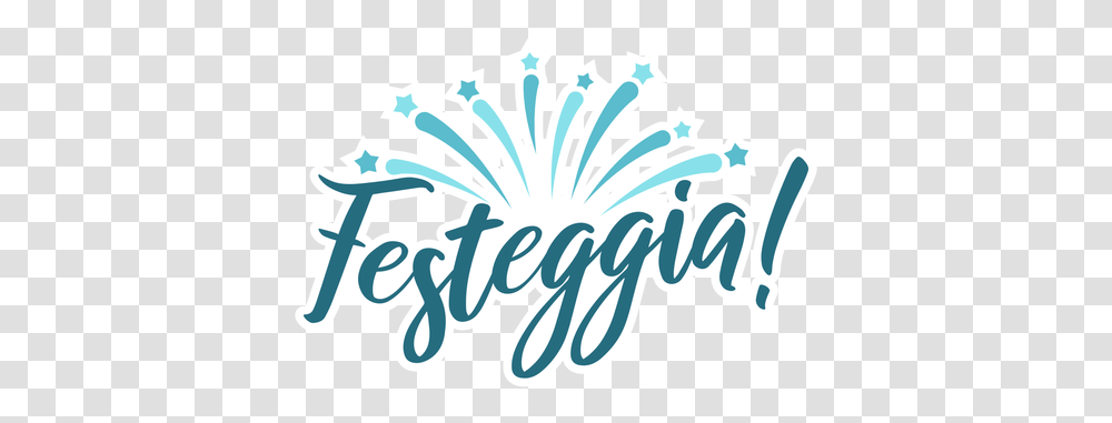 Festeggia Star Burst Lettering & Svg Calligraphy, Text, Graphics, Art, Pattern Transparent Png