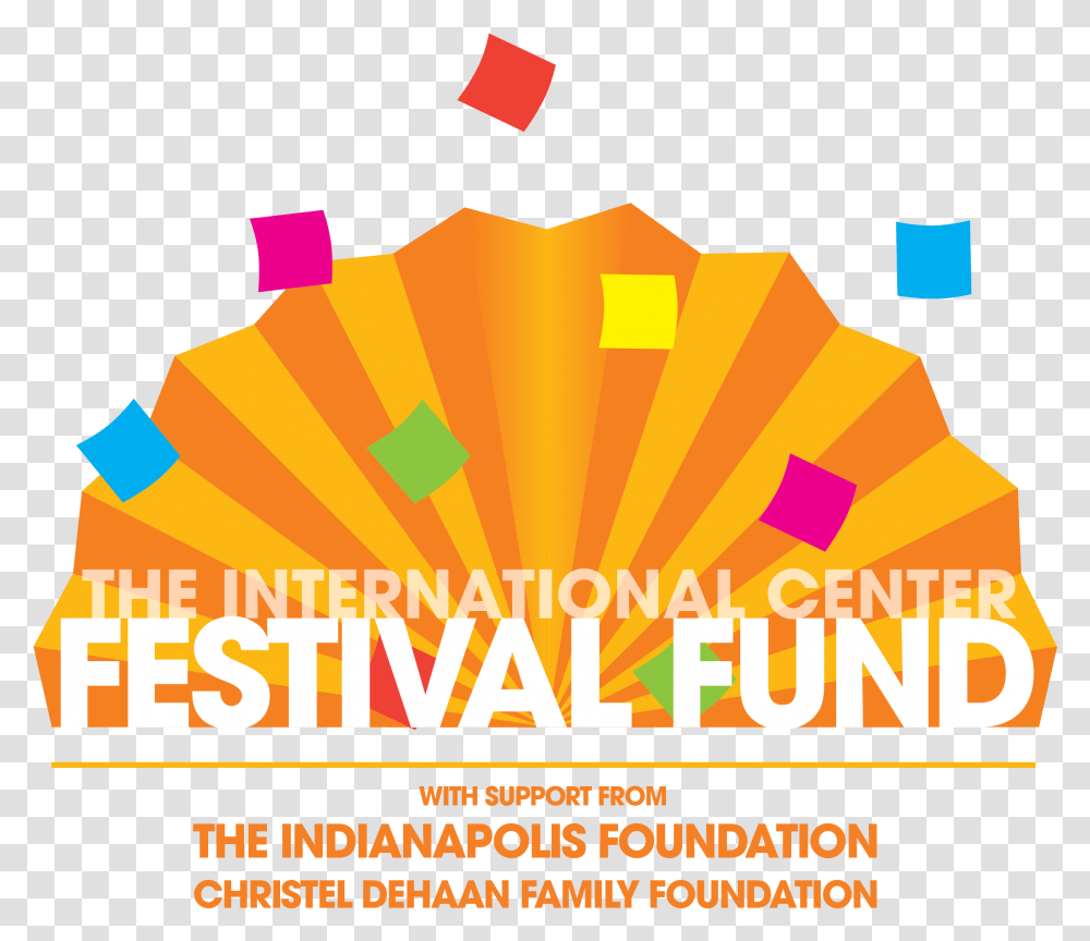 Festival Fund Fan Logo With Words Horizontal, Advertisement, Poster, Flyer, Paper Transparent Png