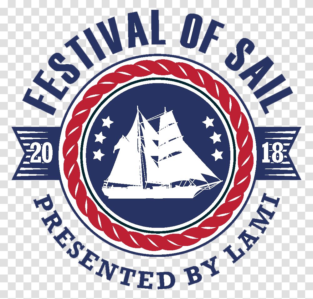 Festival Of Sail 2018 Logo Sail, Symbol, Trademark, Poster, Advertisement Transparent Png