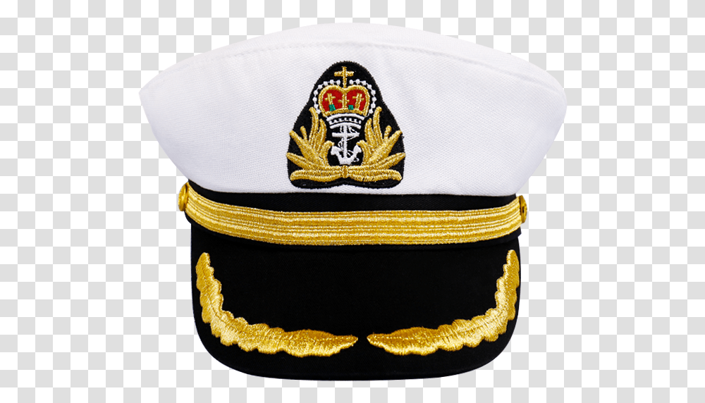Festival Show Labeled Embroidered Navy Captain's Hatnavy Emblem, Apparel, Baseball Cap, Necklace Transparent Png