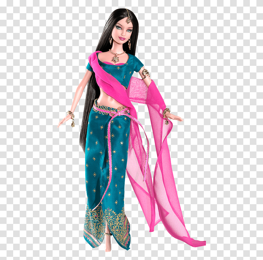 Festivals Of The World Diwali Barbie, Doll, Toy, Figurine, Person Transparent Png