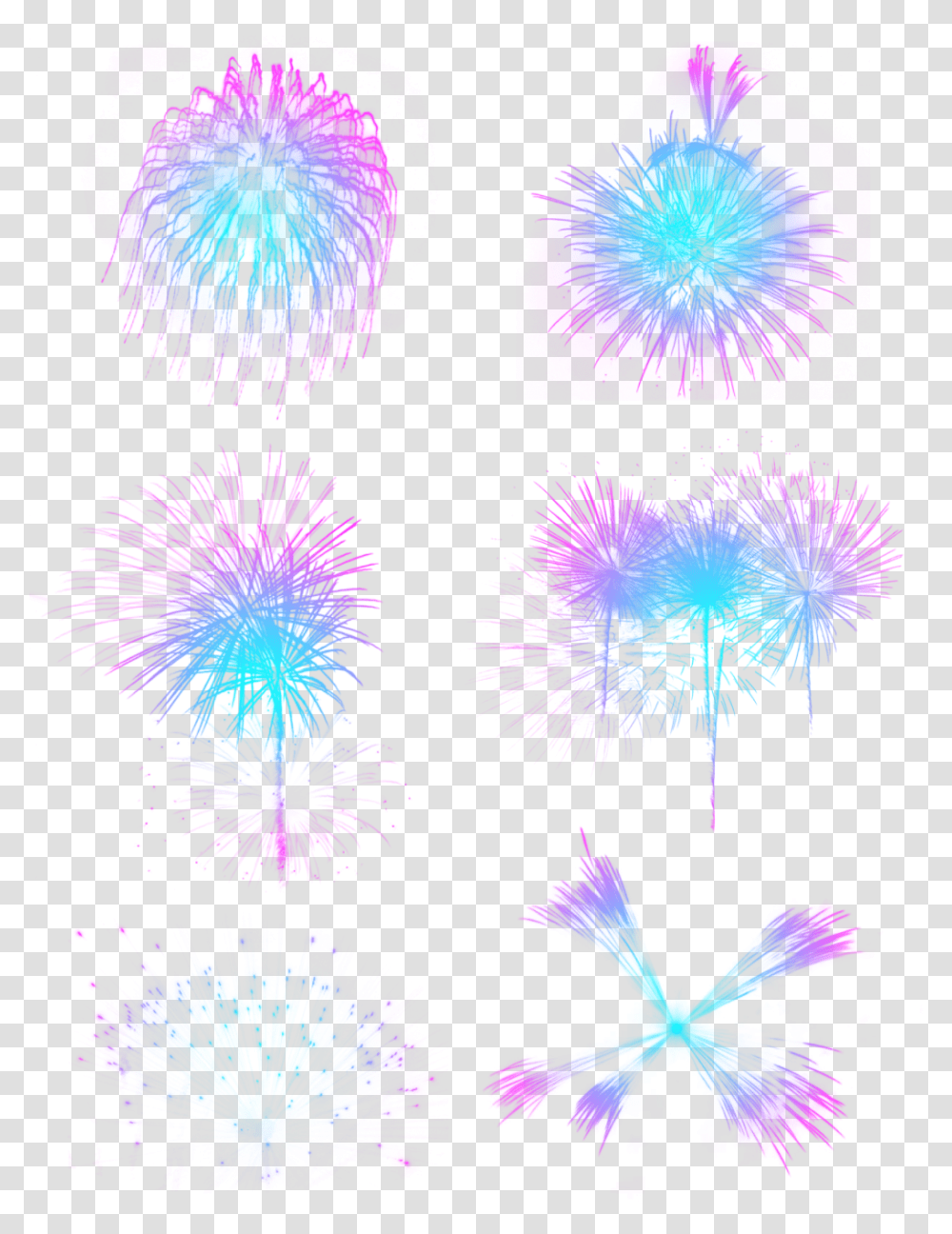 Festive Blue Violet Gradient Fireworks Elements, Purple, Lighting, Nature, Outdoors Transparent Png