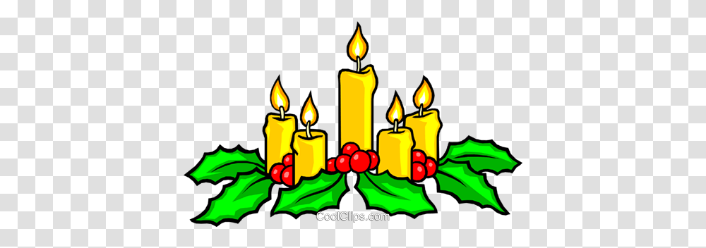 Festive Christmas Candles Royalty Free Vector Clip Art, Cake, Dessert, Food, Fire Transparent Png