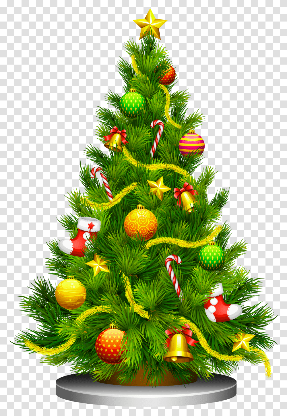 Festive Christmas Tree Image Christmas Tree Hd Transparent Png