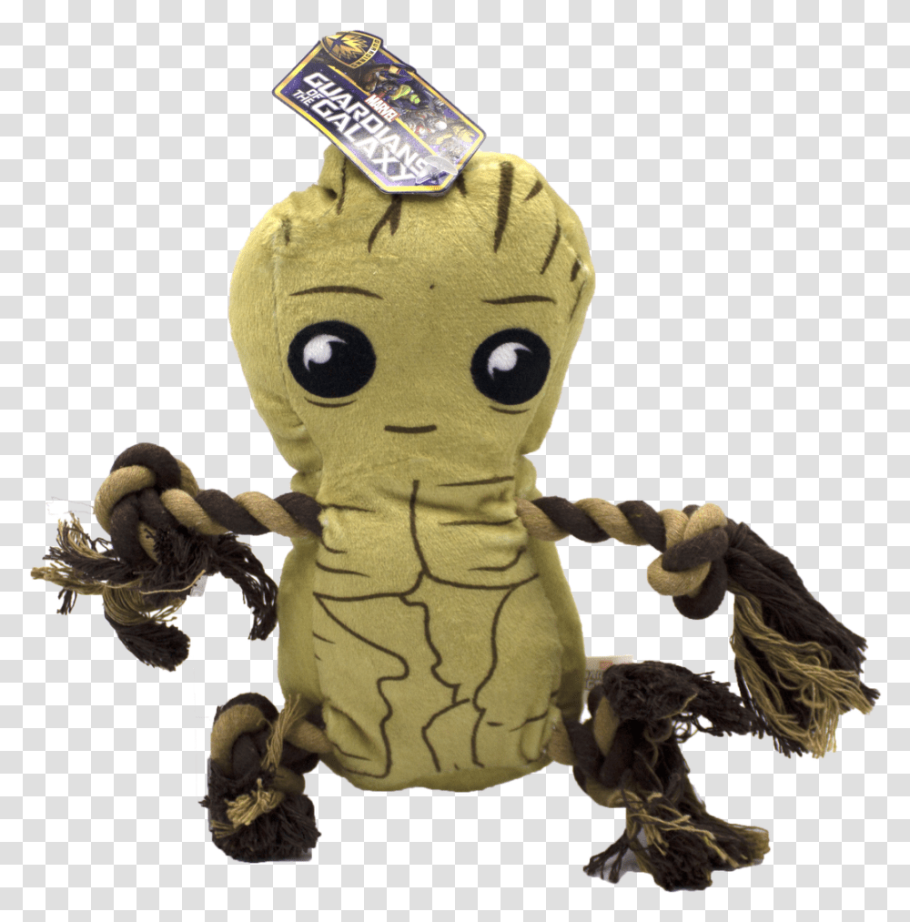 Fetch For Pets Marvel Guardians Of The Galaxy Groot Rope Buddy Toy Stuffed Toy, Figurine, Scarecrow Transparent Png
