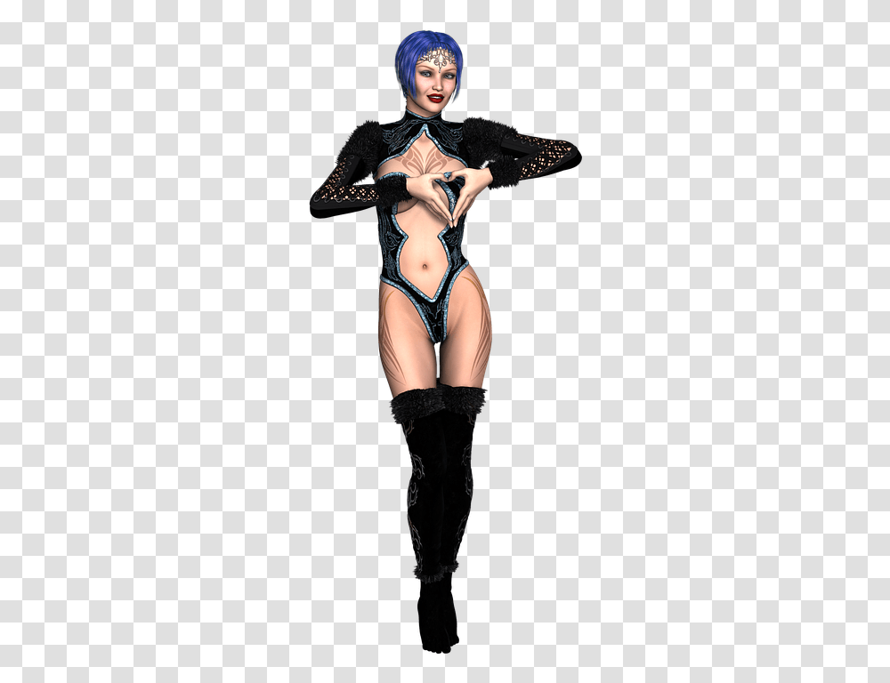 Fetish Model, Person, Female, Costume Transparent Png