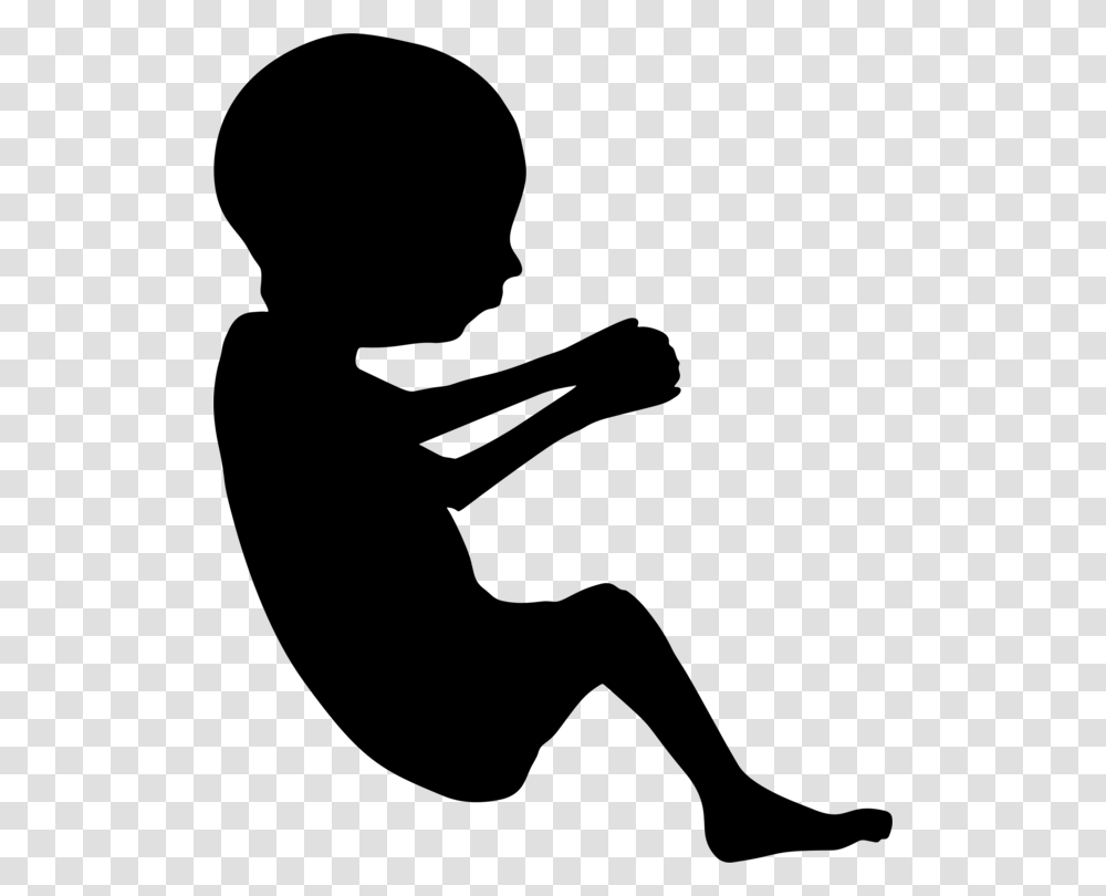 Fetus Infant Pregnancy Silhouette Uterus, Gray, World Of Warcraft Transparent Png