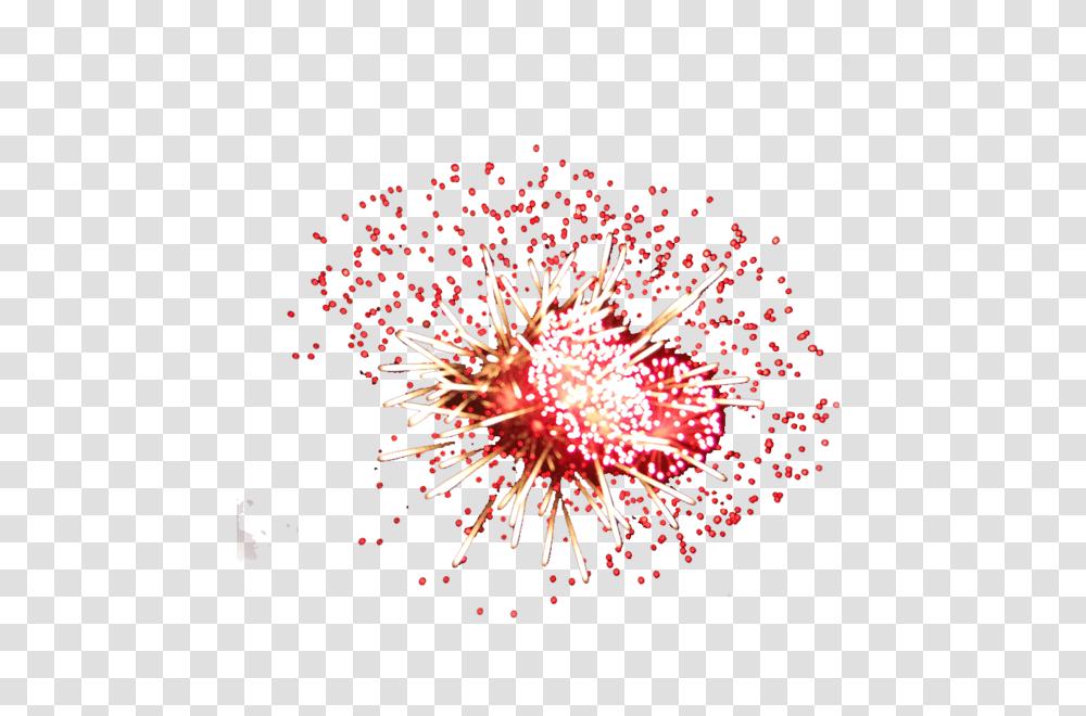 Feu Artifice Rouge, Nature, Outdoors, Night, Fireworks Transparent Png
