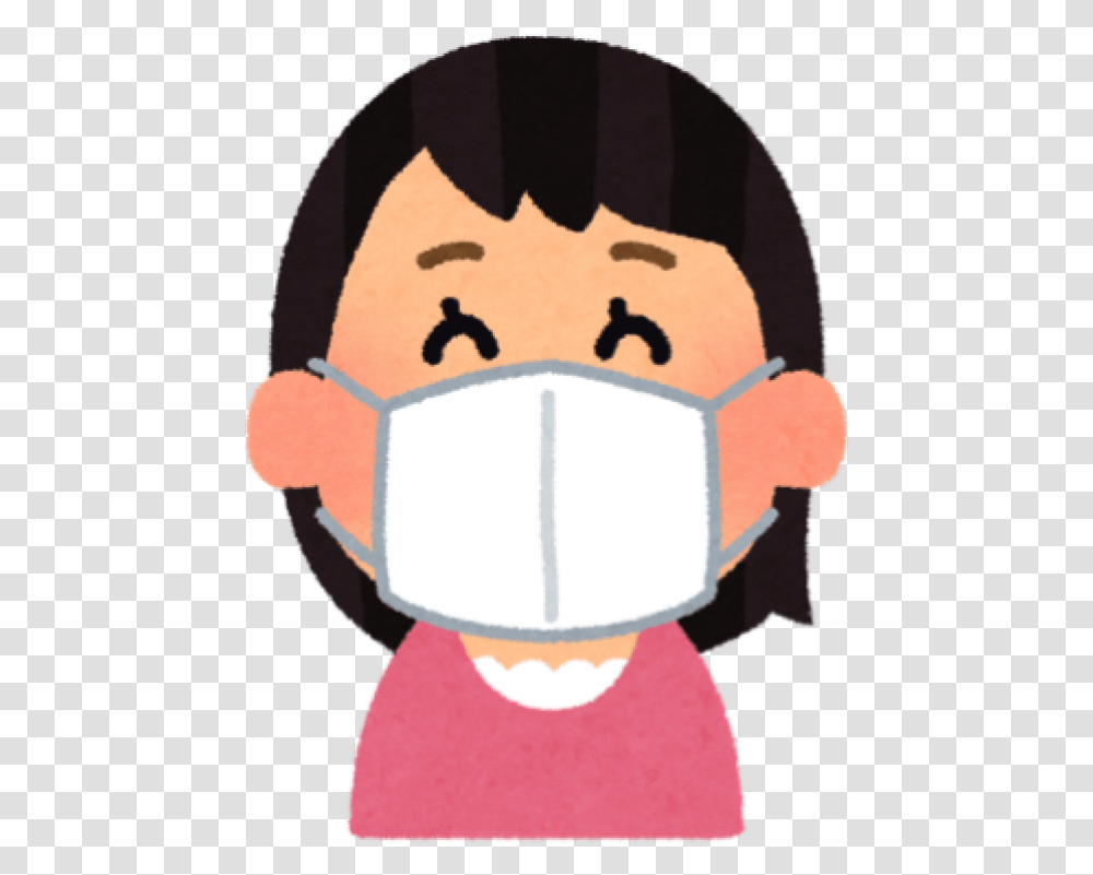 Fever Clipart Sick Person Sick Face Mask Clipart, Plush, Toy, Soccer Ball, Applique Transparent Png