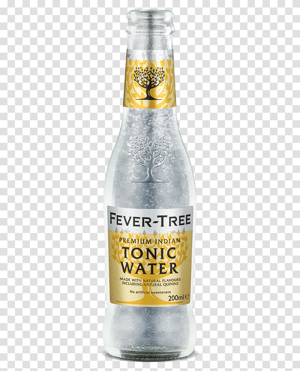 Fever Tree Indian Tonic Water, Bottle, Beer, Alcohol, Beverage Transparent Png