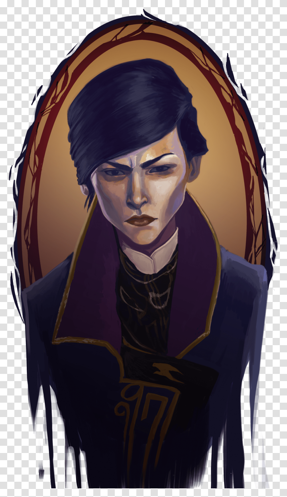 Few More Days Until Dishonored 2 Illustration, Person, Art, Face, Head Transparent Png