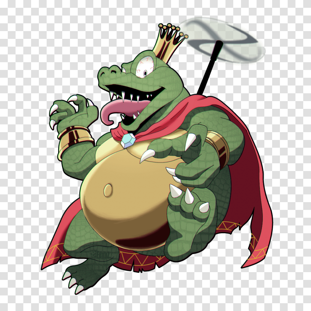 Fexuz On Twitter King K Rool For The Super Smash Bros Collab, Animal, Reptile, Table, Furniture Transparent Png