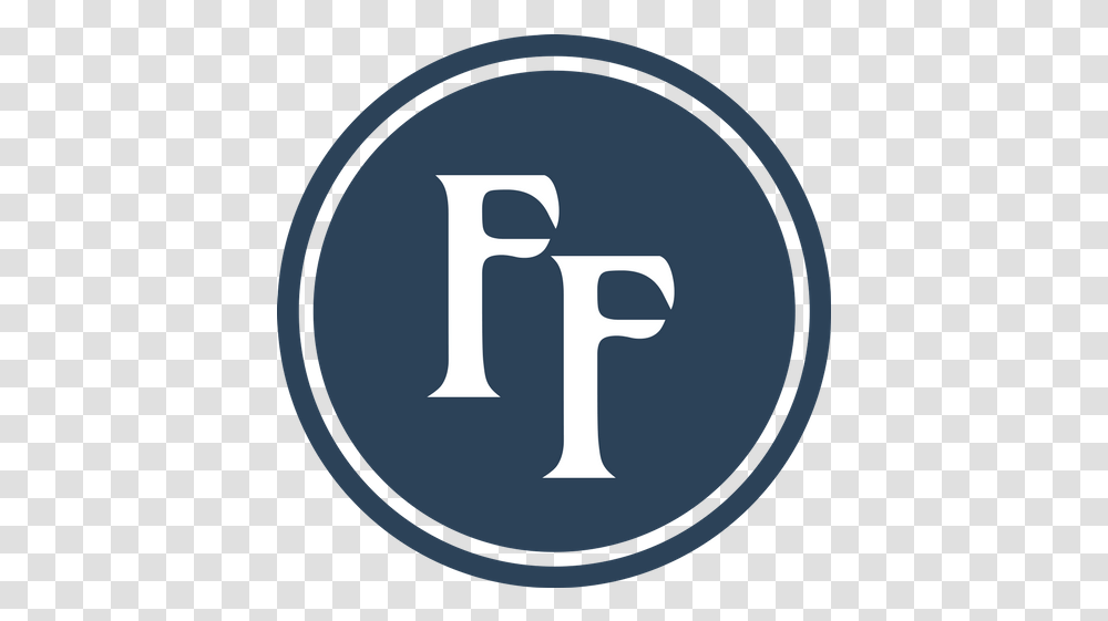 Ff Logo Circle, Text, Alphabet, Label, Word Transparent Png