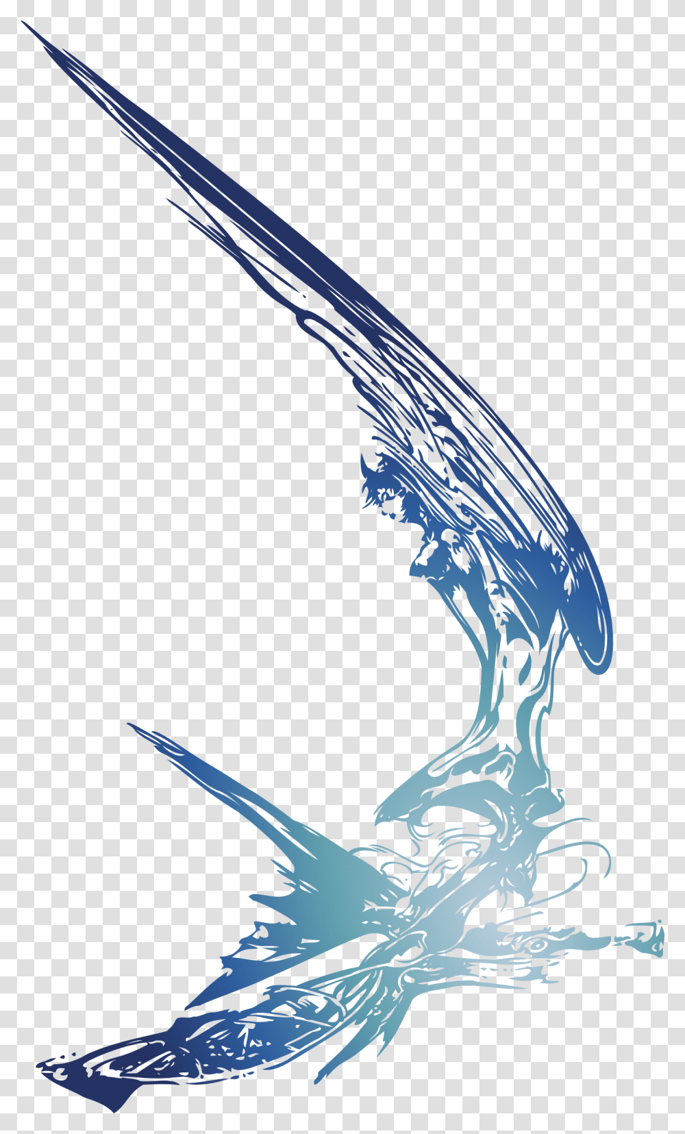 Ff Xii Revenant Wings Logo, Bird, Animal, Water Transparent Png