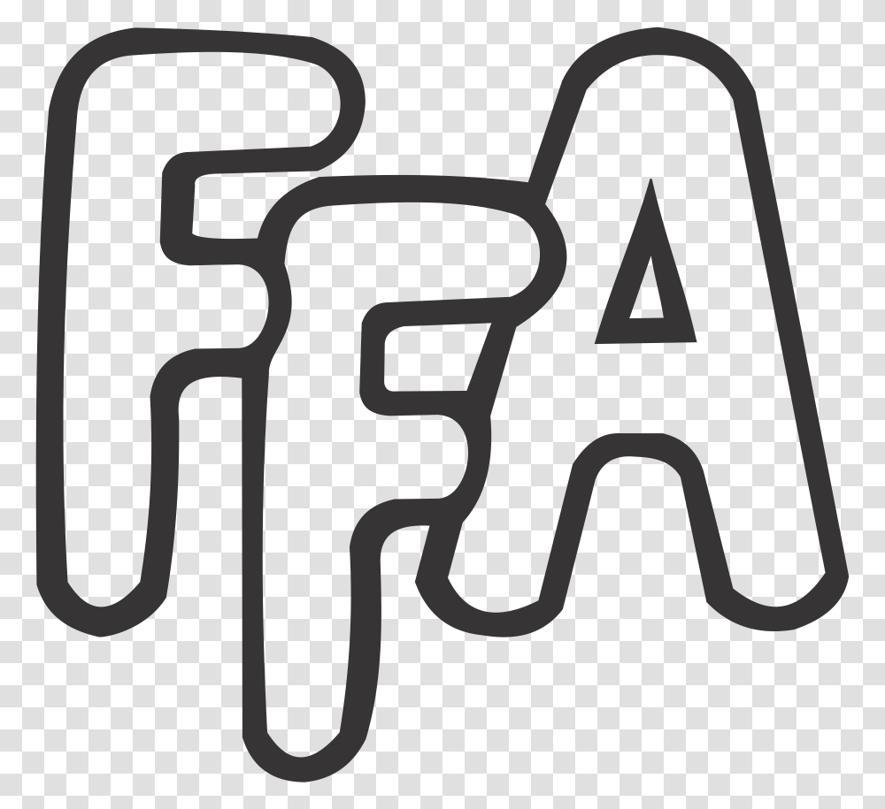Ffa Crazy Usa Custom Jackets Com Emblem Ffa Logo Clip Ffa Black And White, Lawn Mower, Furniture Transparent Png