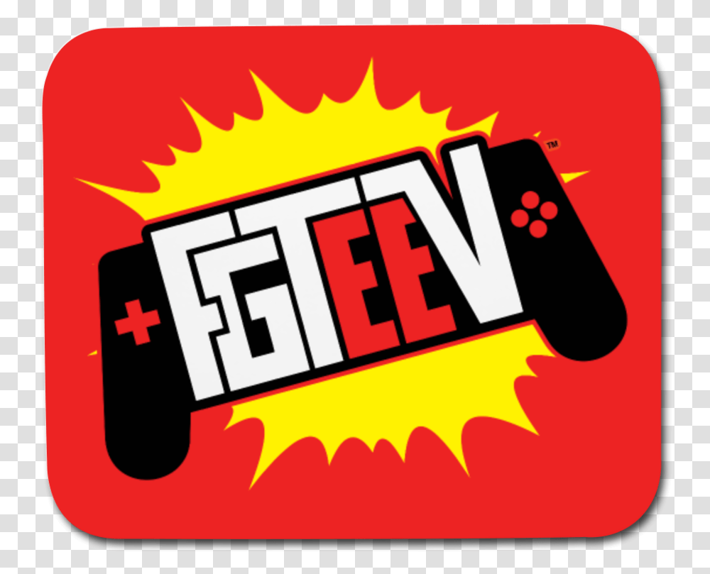 Fgteev Controller Logo Mouse Pad Logo Fgteev, Label, Text, Dynamite, Weapon Transparent Png