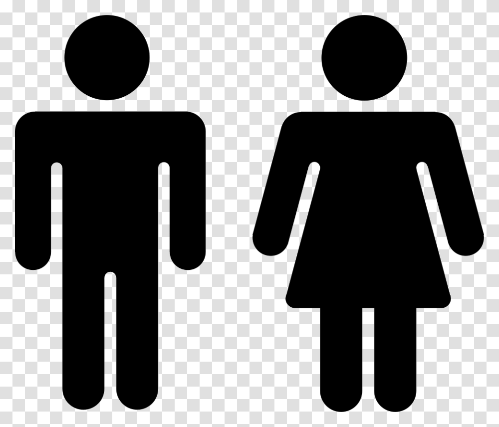 Fi Male Female Men And Women Toilet, Sign, Road Sign Transparent Png
