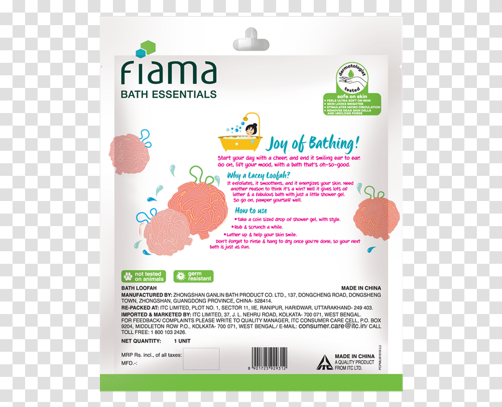 Fiama Bath Essentials Hair Wrapper, Advertisement, Poster, Flyer, Paper Transparent Png