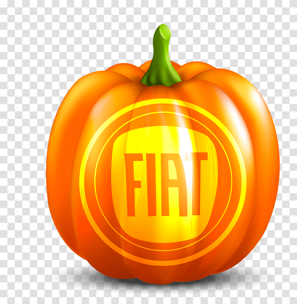 Fiat Pumpkin Template Scorpion Fiat Pumpkin Template Fiat Halloween, Plant, Vegetable, Food, Pepper Transparent Png