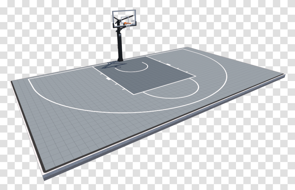 Fiba Basketball Half Court Basketball Court, Team Sport, Sports, Indoors, Solar Panels Transparent Png