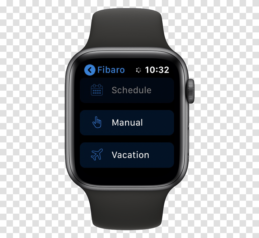 Fibaro Apple Watch App Manuals Apple Watch 6 Space Gray 44 Mm Solo Loop Blue, Mobile Phone, Electronics, Cell Phone, Text Transparent Png