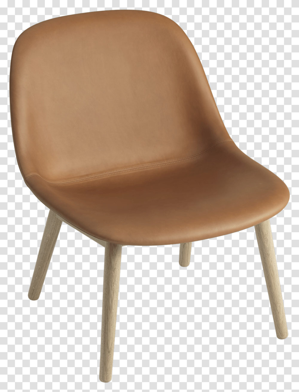 Fiber Lounge Chair Wood Base Fiber Lounge Chair Muuto, Furniture, Armchair Transparent Png