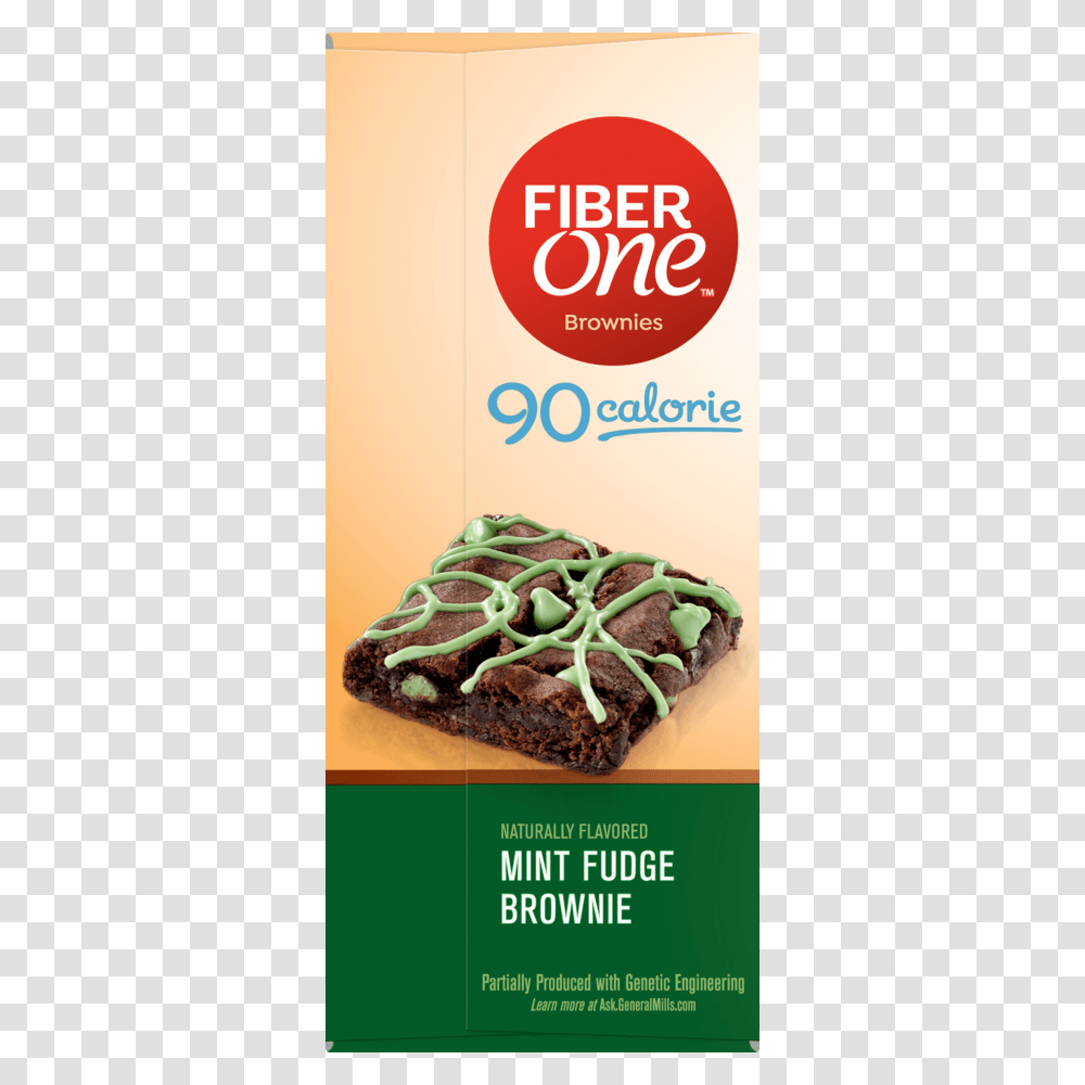 Fiber One Brownies Calorie Bar Mint Fudge Brownie Fiber, Advertisement, Poster, Flyer, Paper Transparent Png