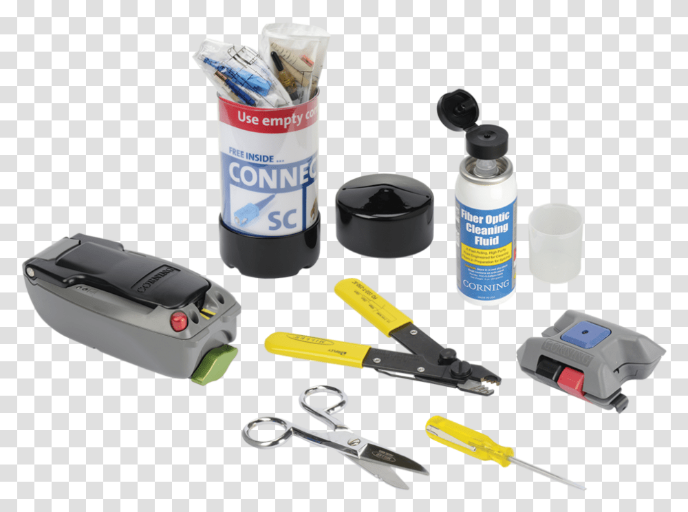 Fiber Optic Kit Corning, First Aid, Bandage, Tool, Scissors Transparent Png